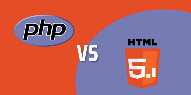 What are the Differences between PHP and HTML?